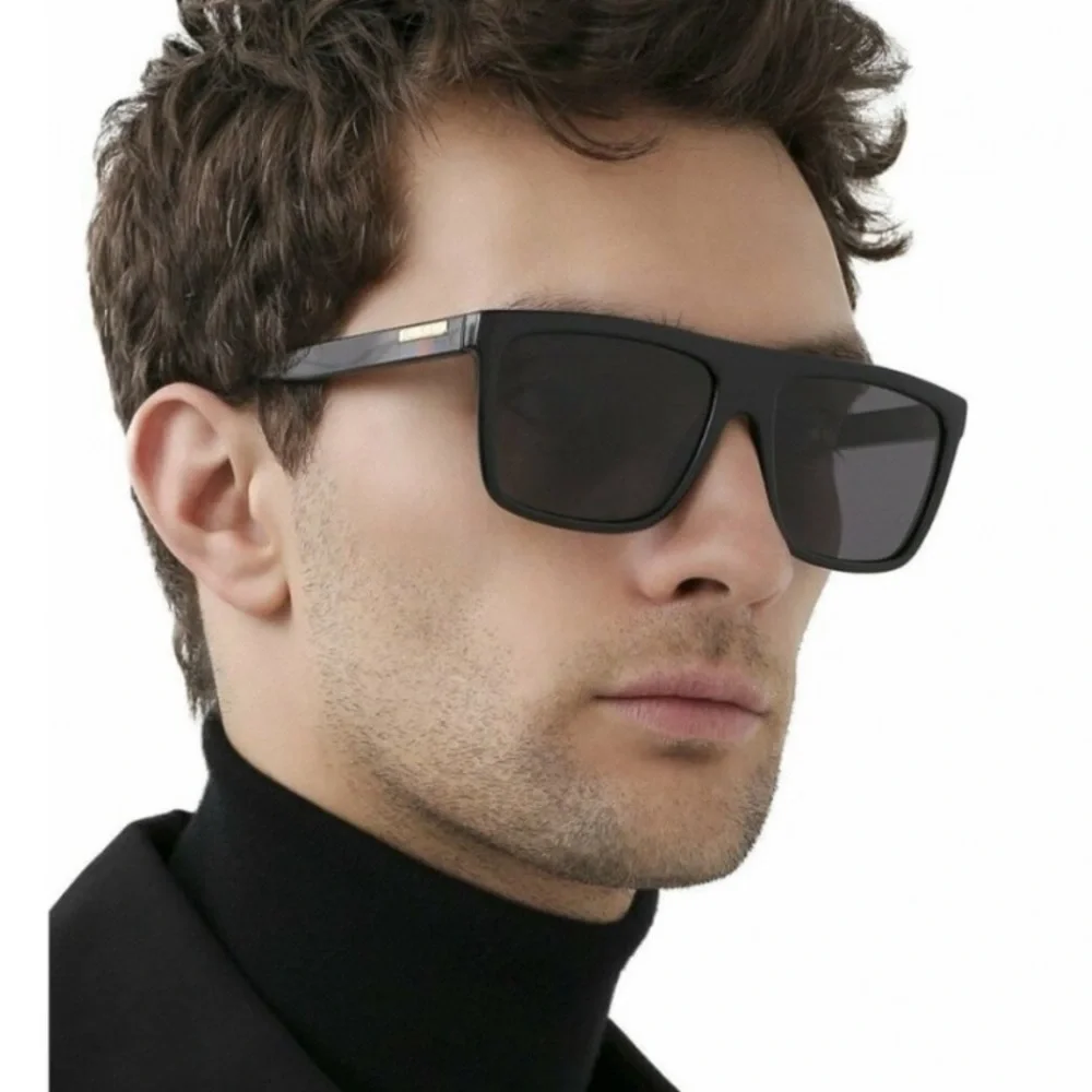 NEW GUCCI MEN BLACK SUNGLASSES GG0748S 001